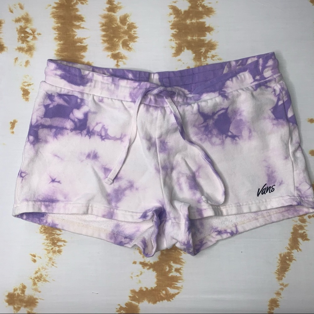 Vans cotton shorts, tie dye size Small